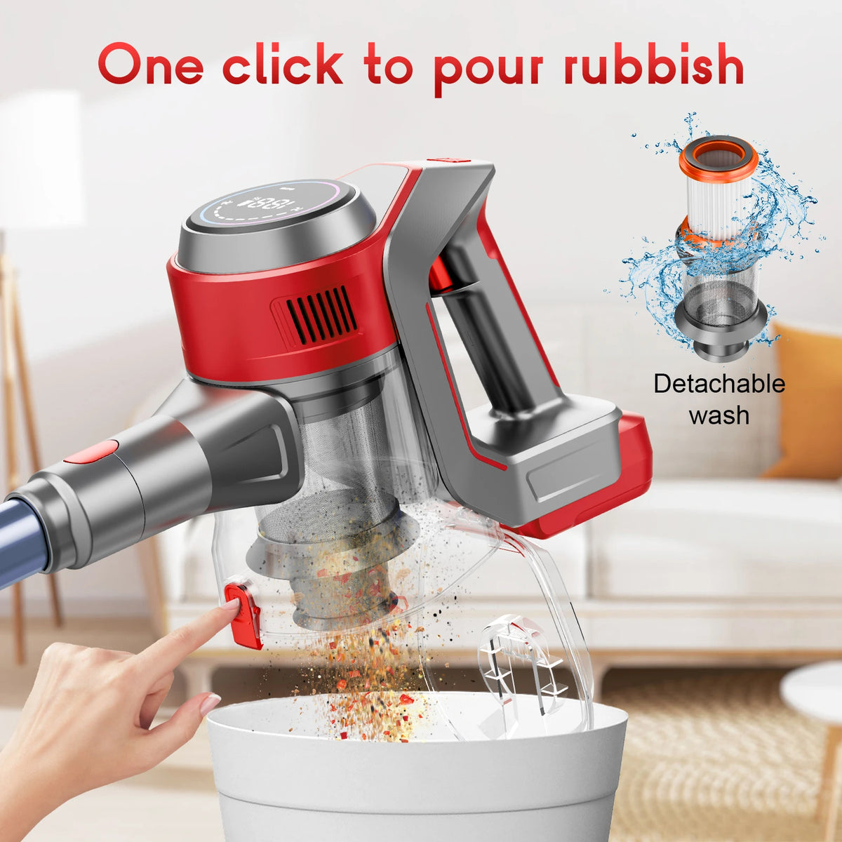 Rovanta™ V8 Max Cordless Stick Vacuum