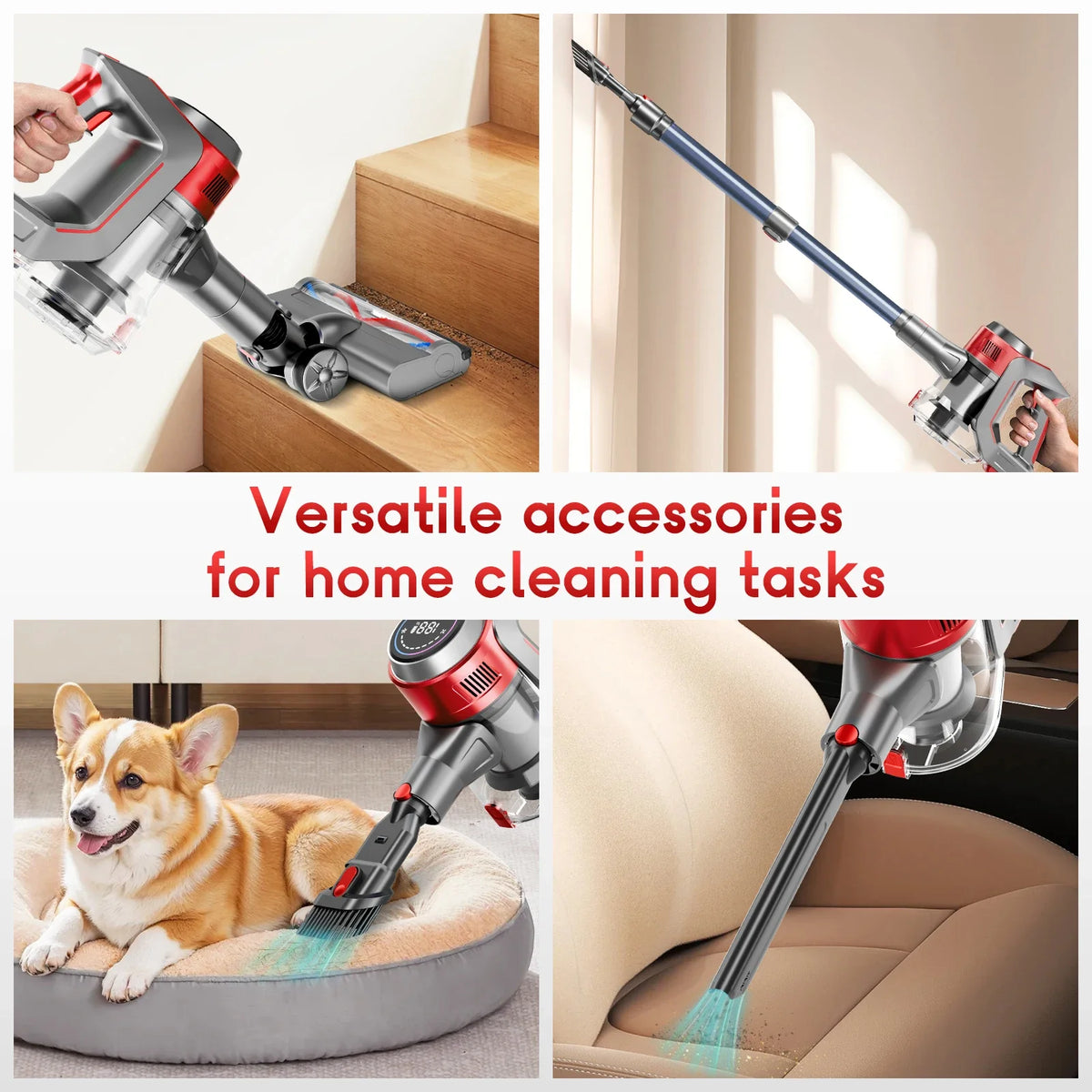 Rovanta™ V8 Max Cordless Stick Vacuum